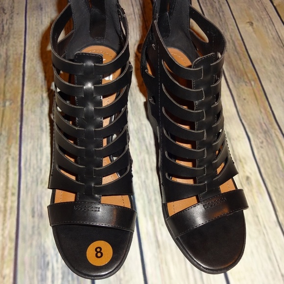 Indigo Shoes - INDIGIO Rd Women's Strappy Sandal Dress Heels Shoes Size 8 Black NWOT